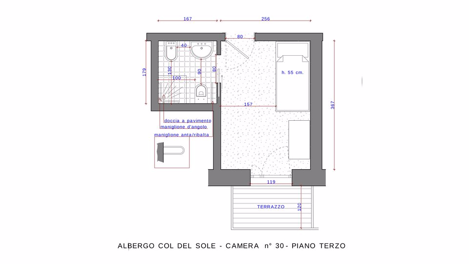 n 30 piano terzo camera doppia